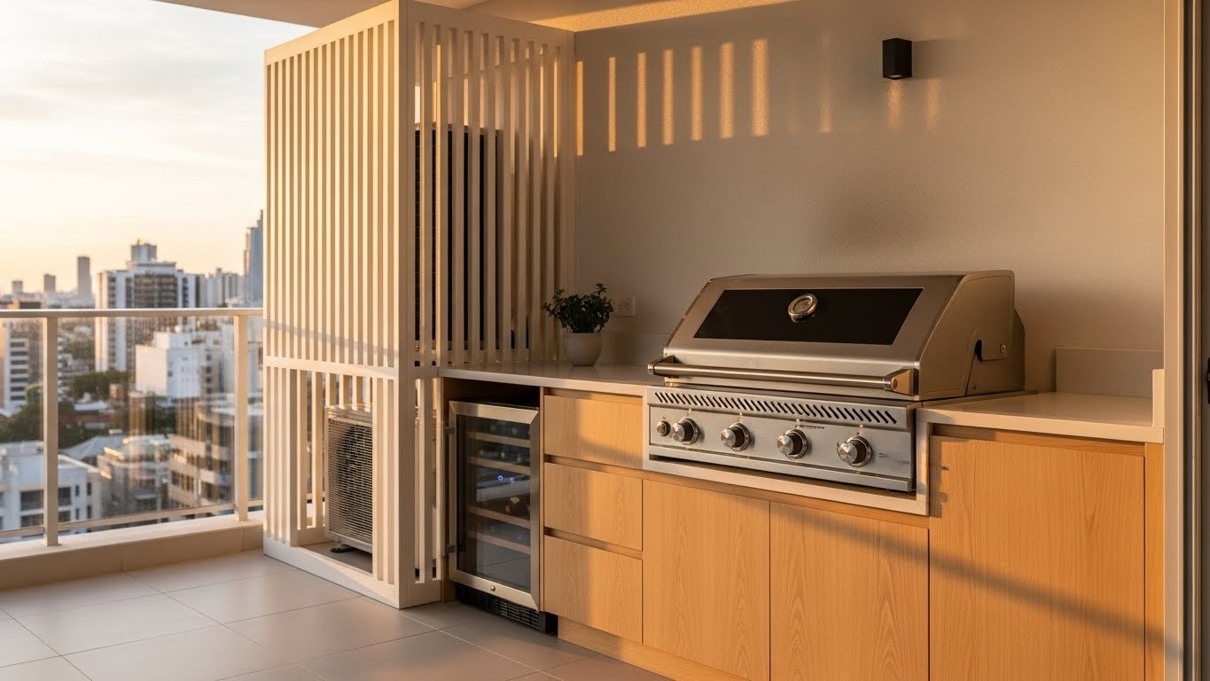 Móveis planejados para Varanda Gourmet em SP - Zogbi Móveis