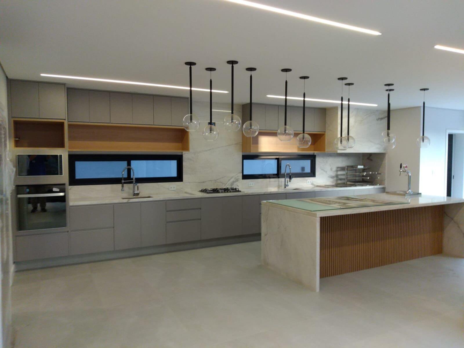 Área gourmet com churrasqueira